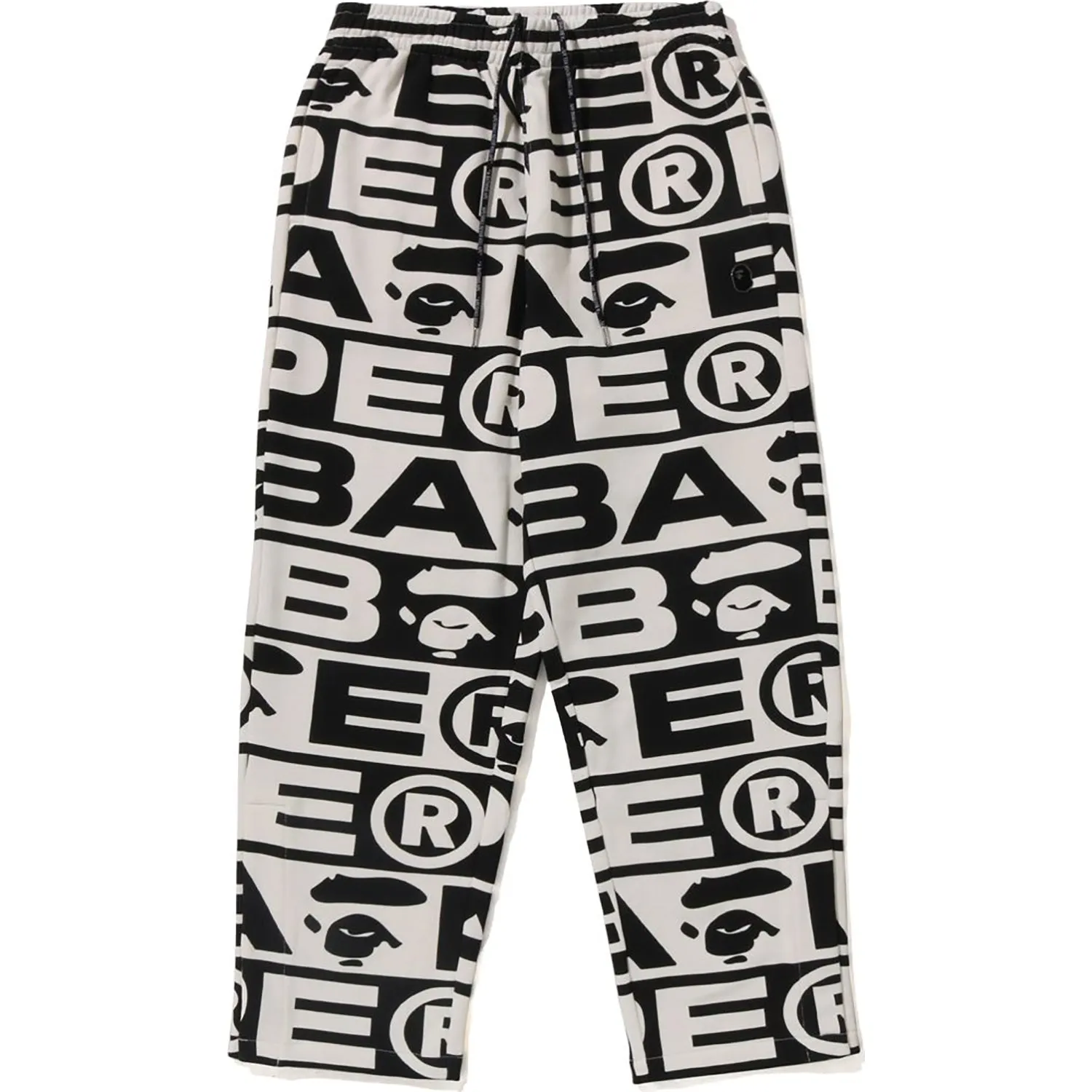 LUX SPORT PATTERN OVERSIZED SWEAT PANTS MENS