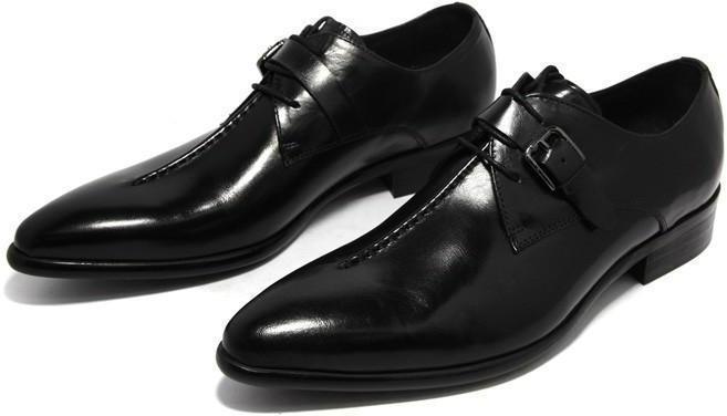 Men  Dress Shoes -  Pointed Business Shoes