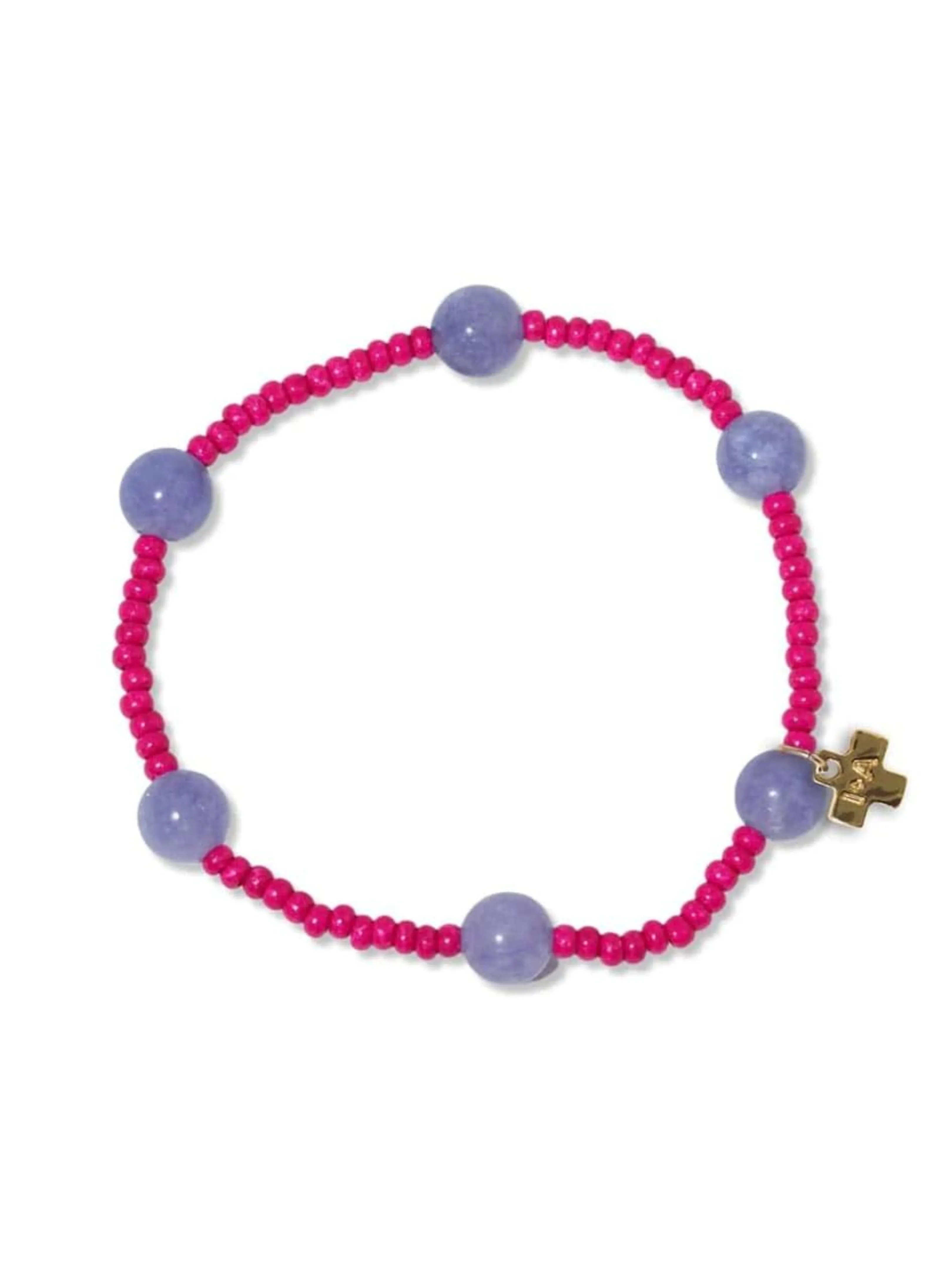 Mia Bracelet - Hot Pink/Lilac