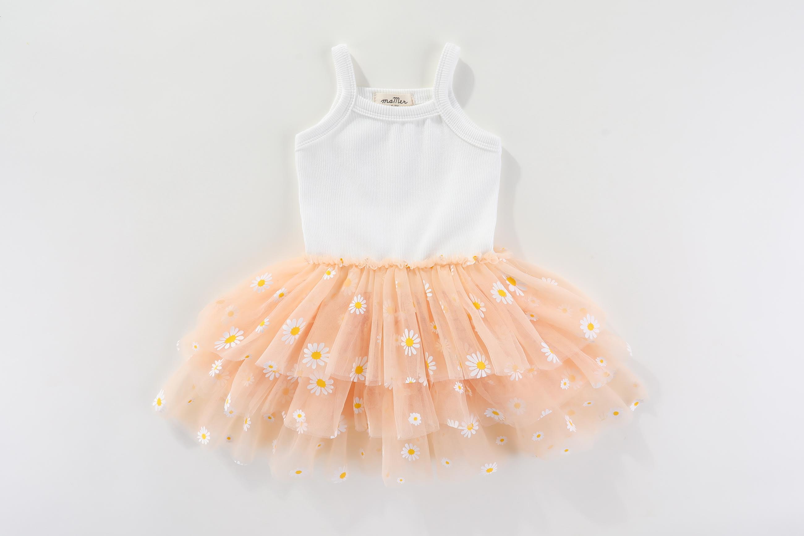 NEW! Hanna Daisy Tulle Dress: 0-6M, 6-12M, 1-2Y, 2-3Y, 3-4Y, 4-5Y, 5-6Y, 6-8Y