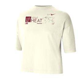 Nike Miami HEAT Global Women's Boxy Crop Tee