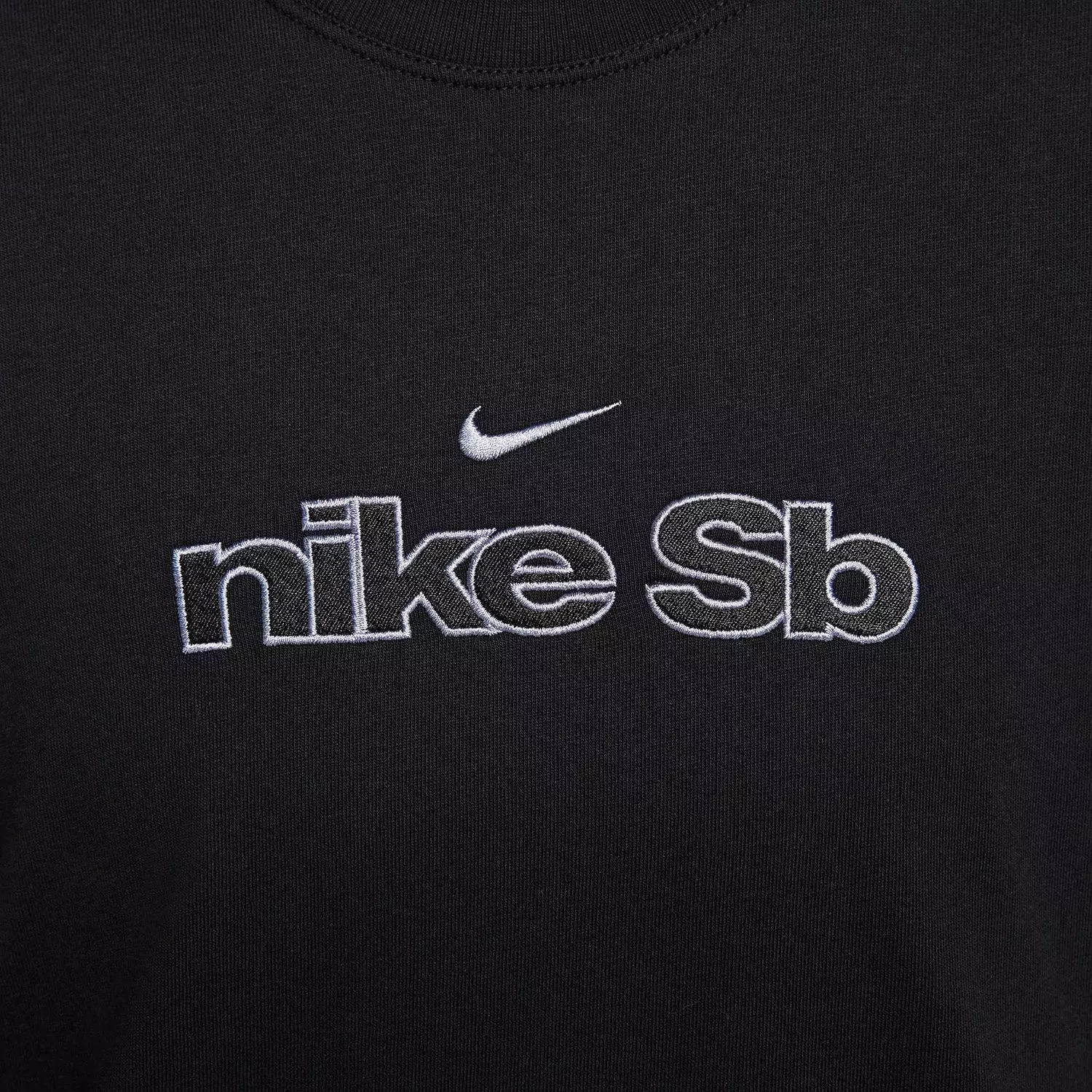 Nike SB Women's Embroidered Skate T-Shirt Black