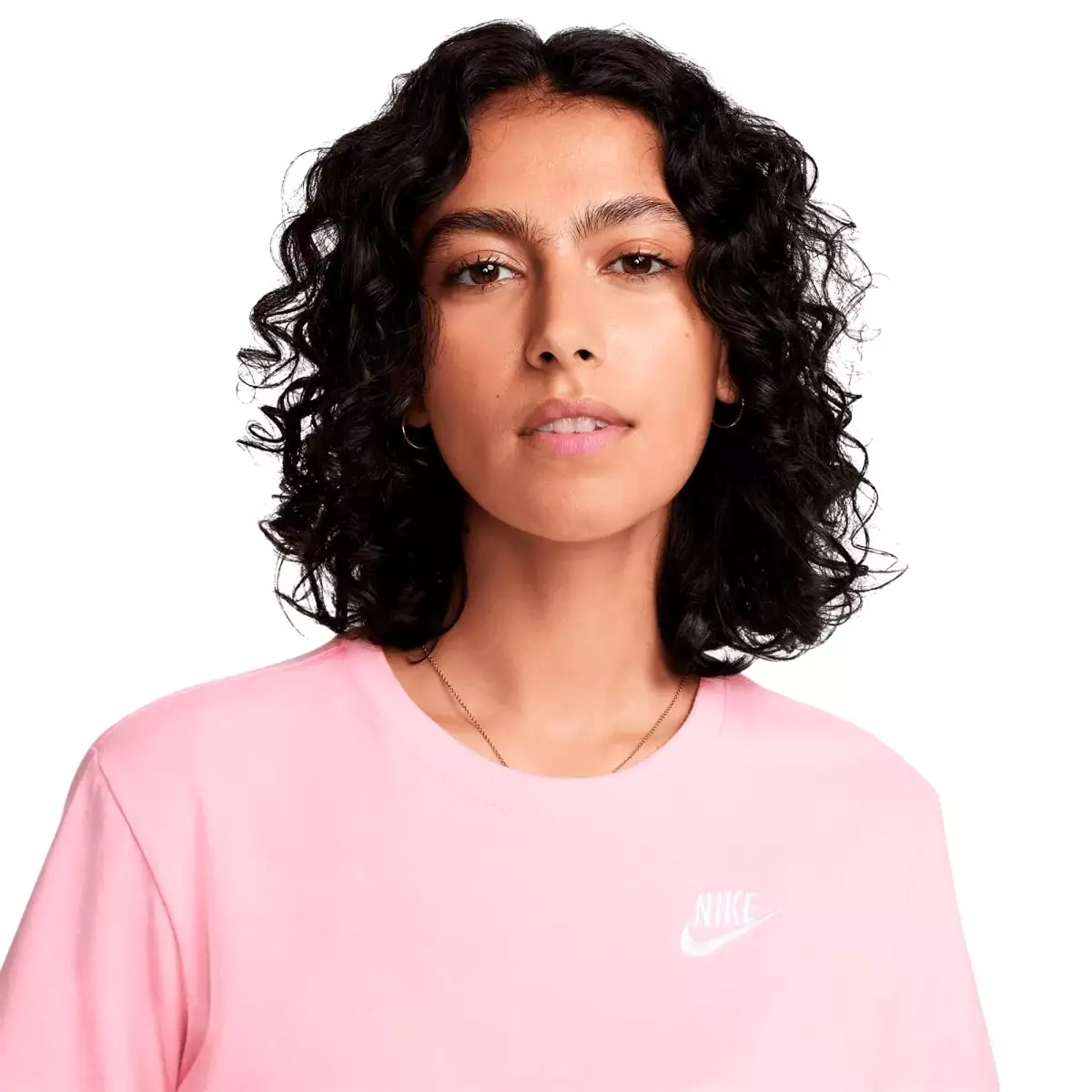 NIKE WOMEN'S SPORTSWEAR CLUB ESSENTIALS PINK TEE