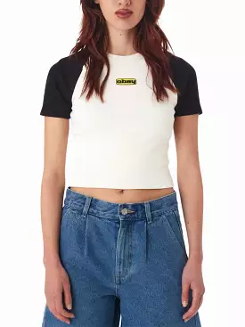 Obey Bolt Crop T-Shirt