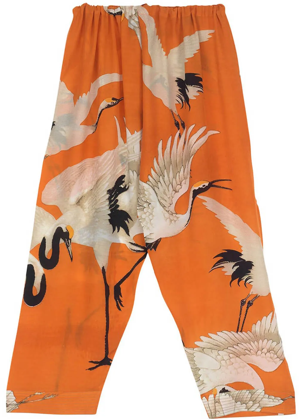 One Hundred Stars Stork Crepe Pants Orange