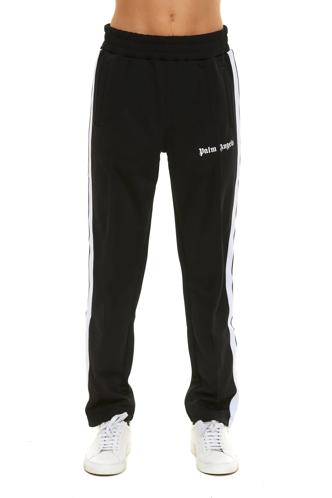 Palm Angels Logo Printed Side Striped Track Pants