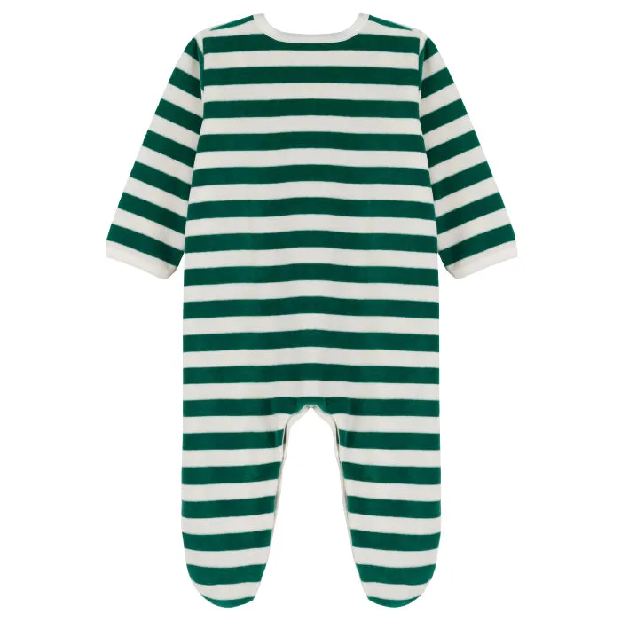 Petit Bateau Baby Charly Pyjamas Evergreen Stripes