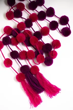 POM POM GARLAND / PURPLE