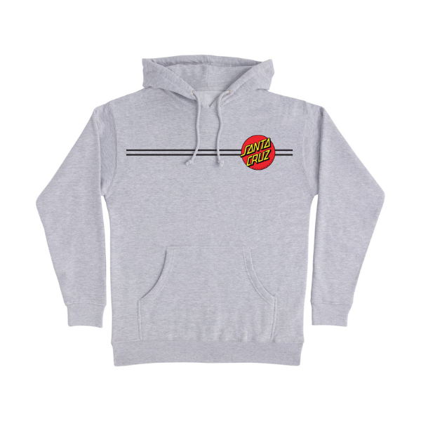 Santa Cruz Youth Classic Dot Pullover Sweatshirt - Grey Heather