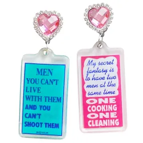 Secret Fantasy 80's Charm Earrings