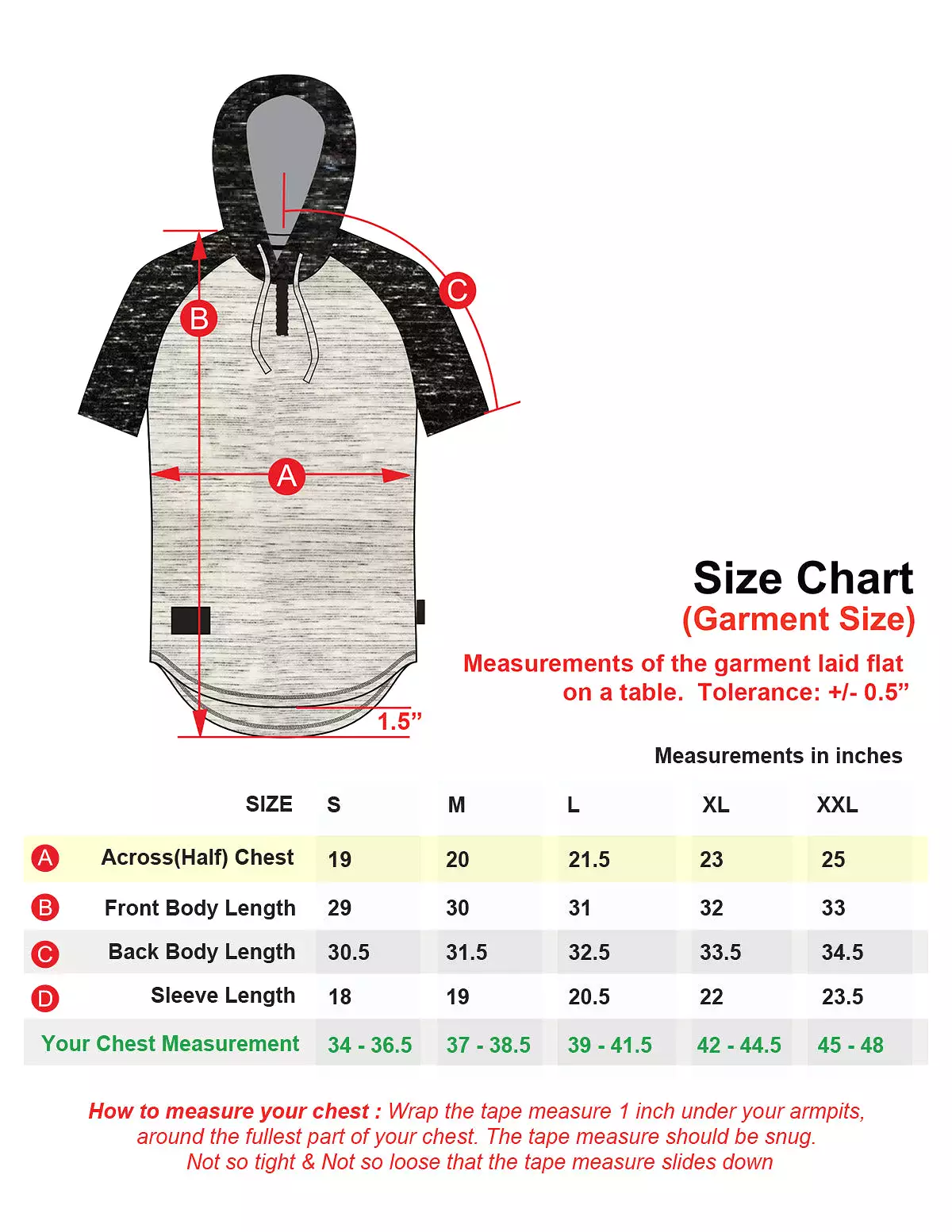 Short Sleeve Raglan Henley Hoodie Round Bottom Semi Longline T-Shirt