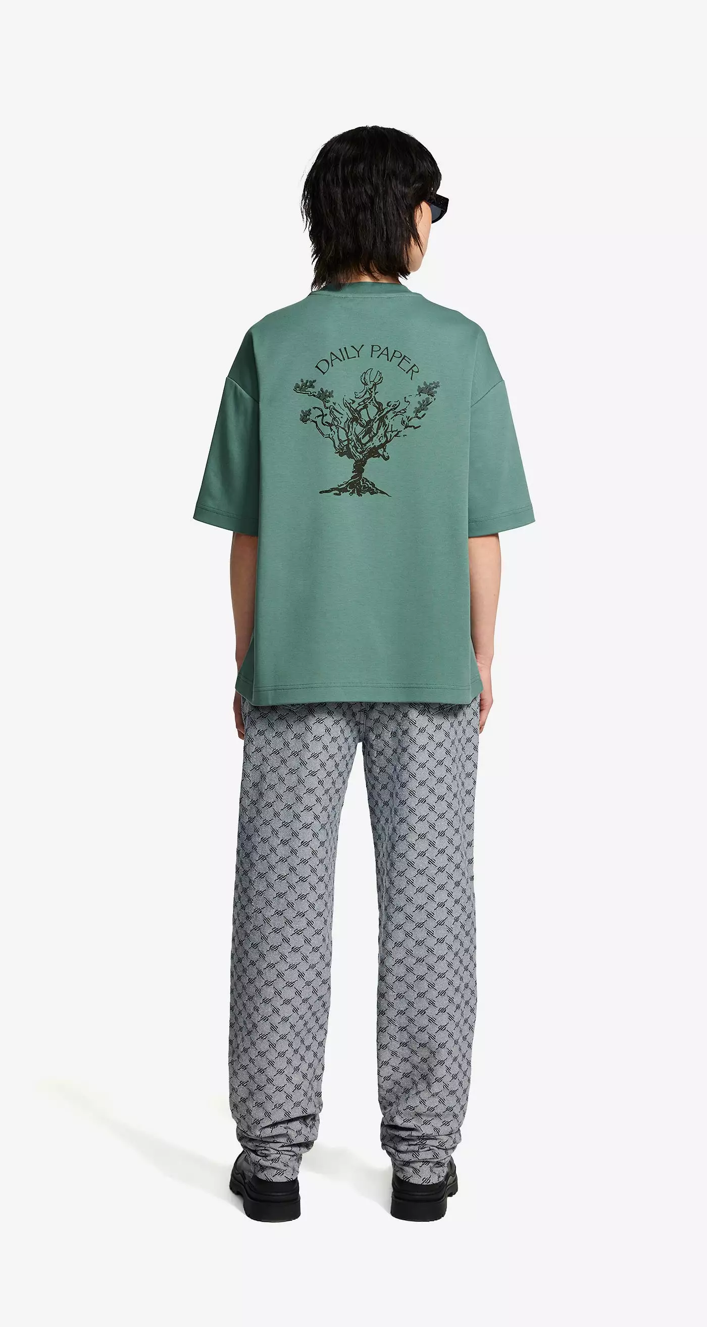 Silver Green Nest Relaxed T-Shirt