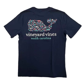 South Carolina Icons Whale Fill Short Sleeve T-Shirt