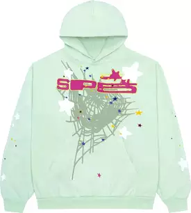 Sp5der SP5 Mint Hoodie (Mint)