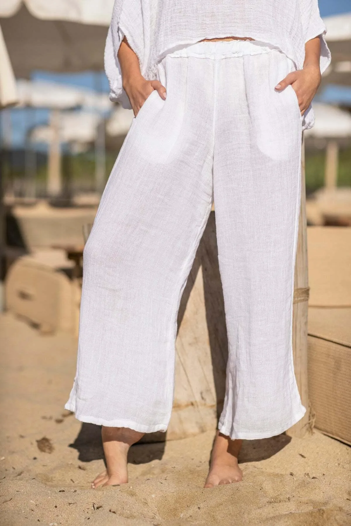 Sunday Saint Tropez- Amari Linen Pant