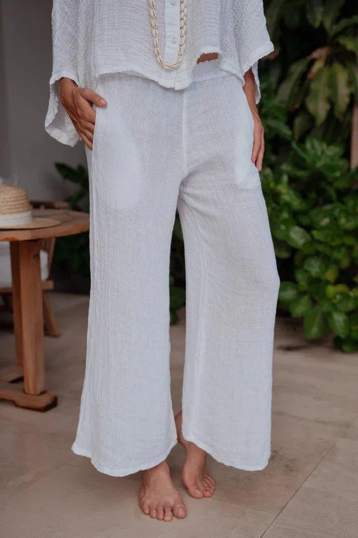 Sunday Saint Tropez- Amari Linen Pant