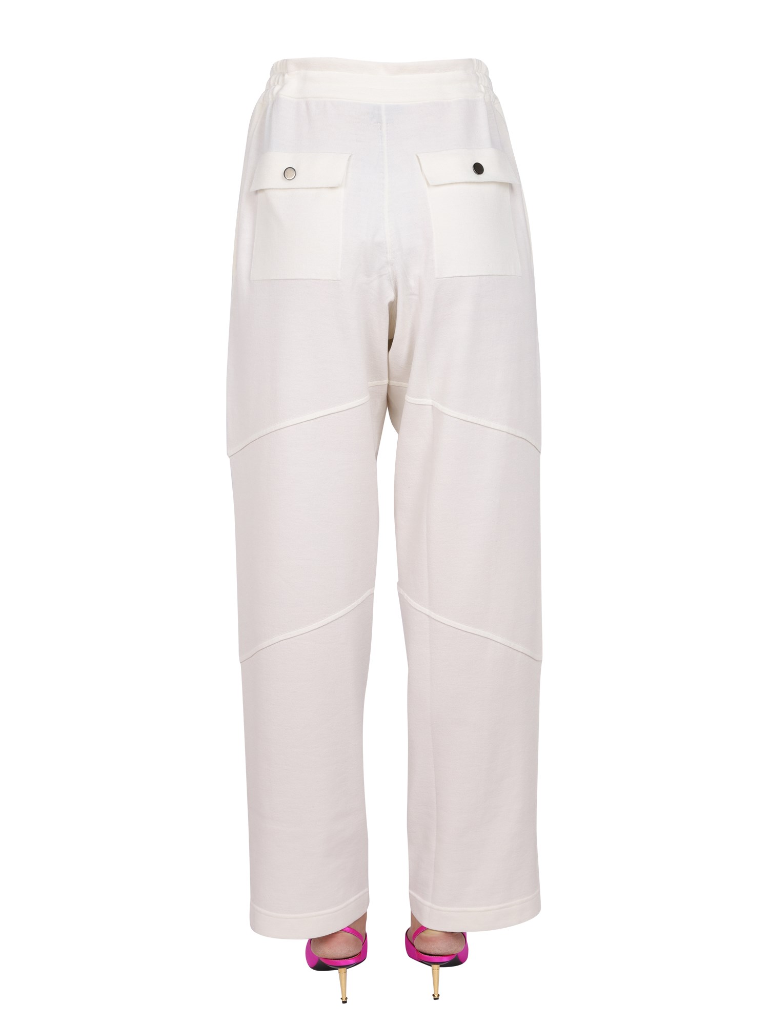 TOM FORD    ELASTIC BAND WOOL BLEND JOGGING PANTS