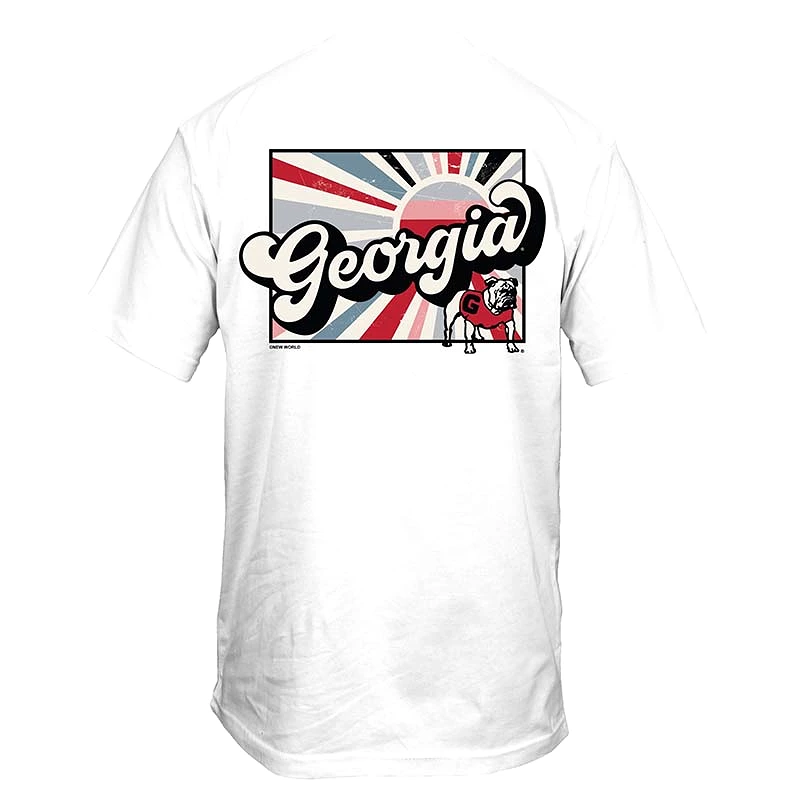 UGA Cream Sunburst Short Sleeve T-Shirt