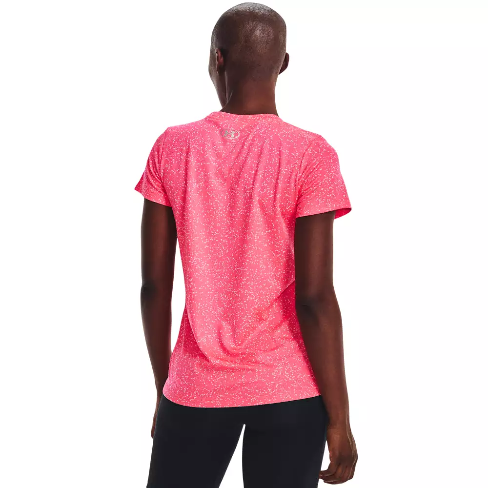 'Under Armour' Women's Tech Nova T-Shirt - Pink Shock