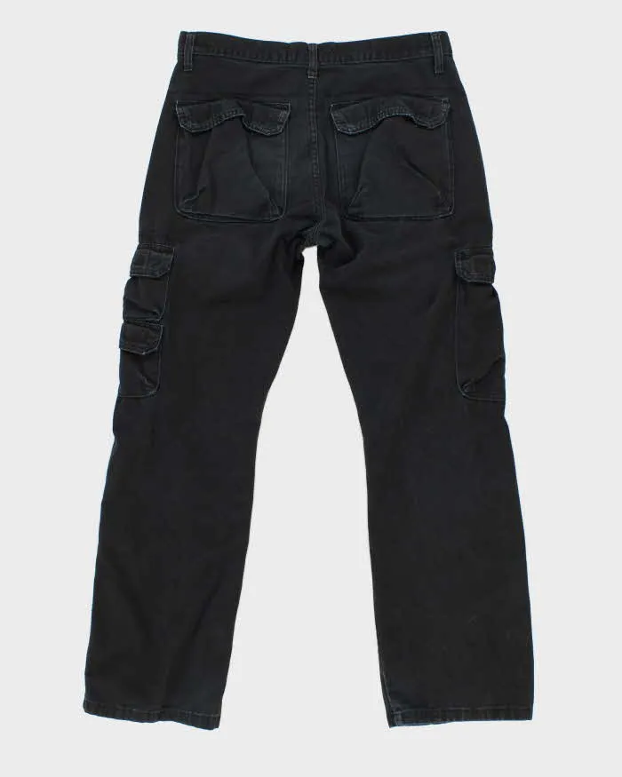 Vintage Men's Black Wrangler Cargo Pants - W30 L30