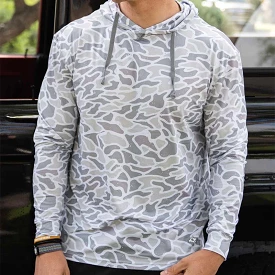 White Camo Performance Hoodie