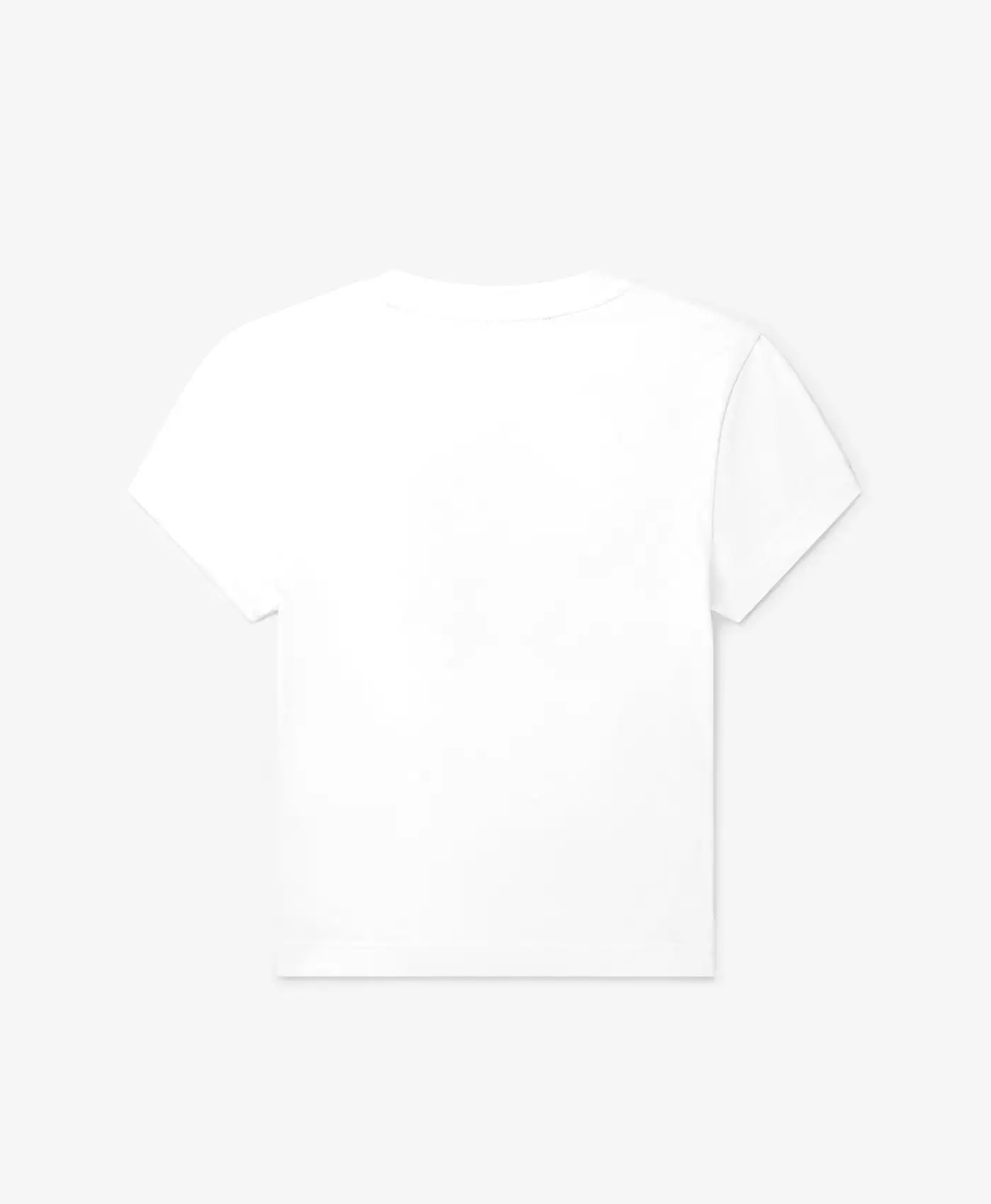 White Glow Cropped T-Shirt