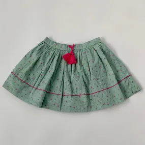 Wild & Gorgeous Aqua Floral Skirt: 4-5 Years (Brand New)