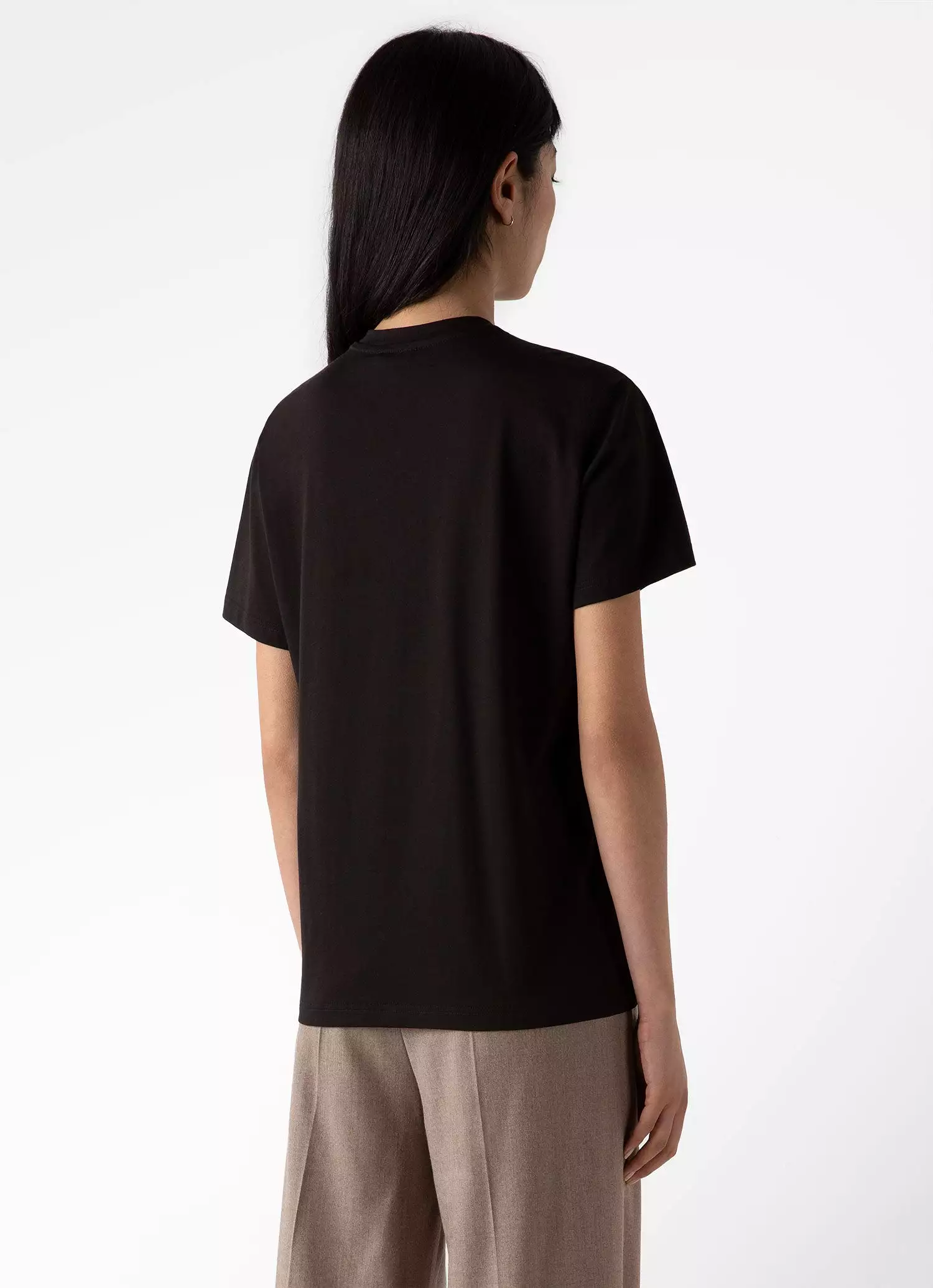 Women's Boy Fit T-shirt in Coffee