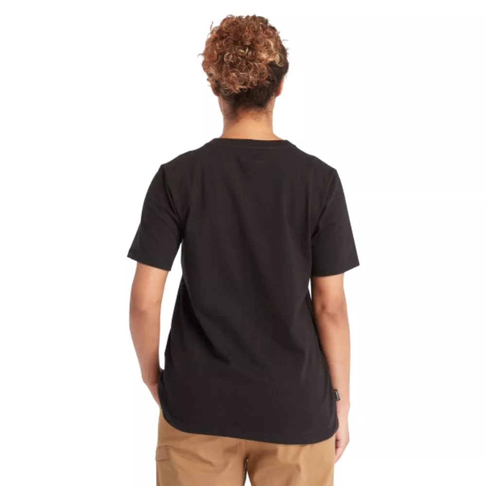 Women's Timberland PRO Cotton Core Short-Sleeve T-Shirt TB0A6D7X001 - Black