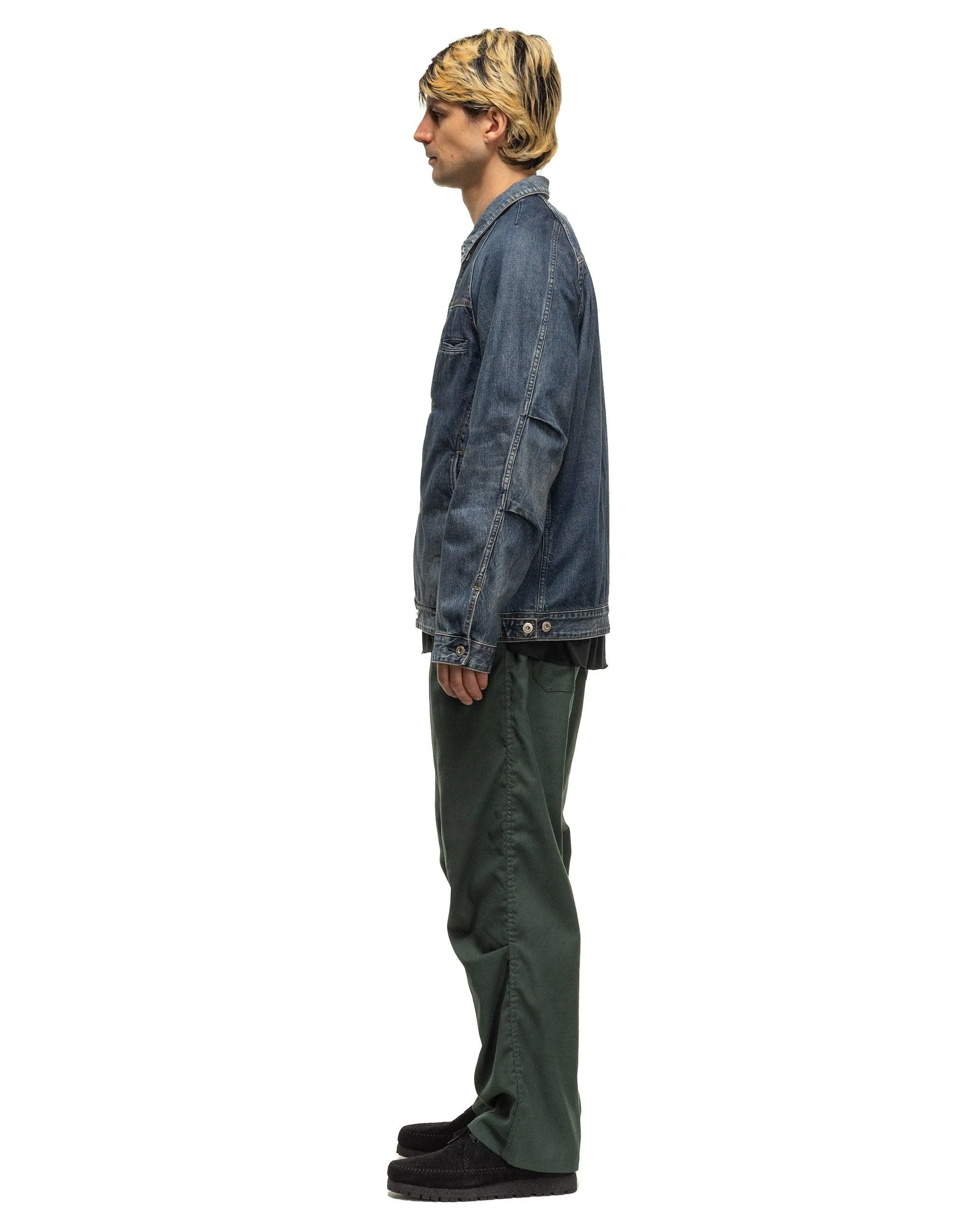 Worker Easy Pants P/C/Li Oxford Green