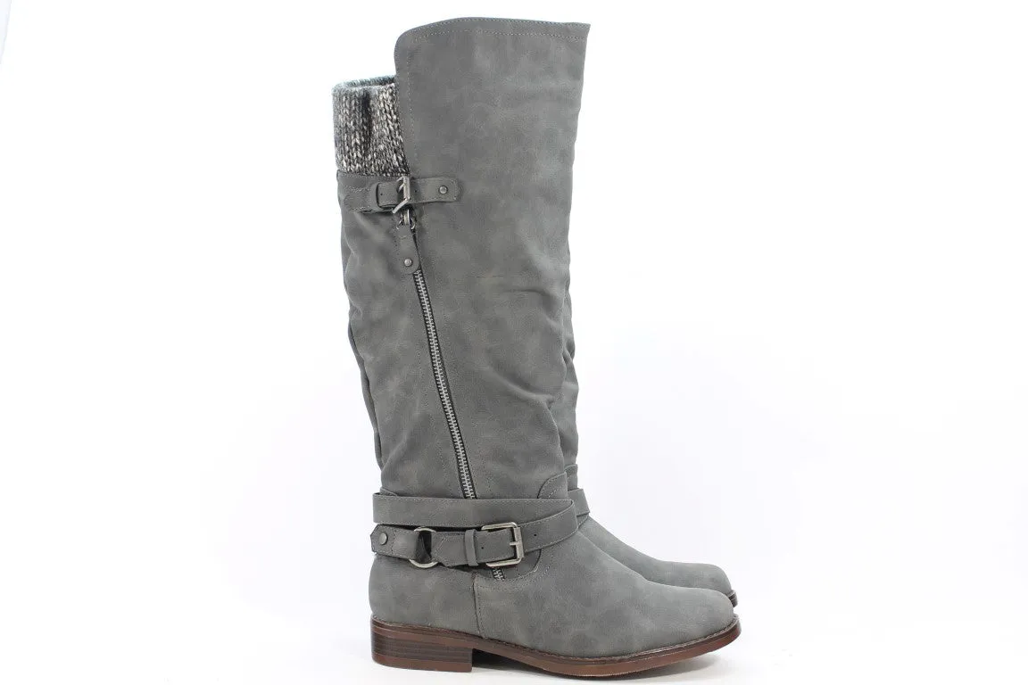 Xoxo Milles Women's Grey Boots 8.5M(ZAP19201)